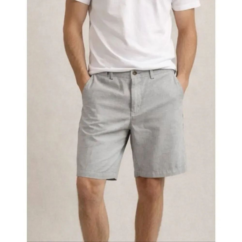 Original Penguin grey 9” checkered chino short size 36